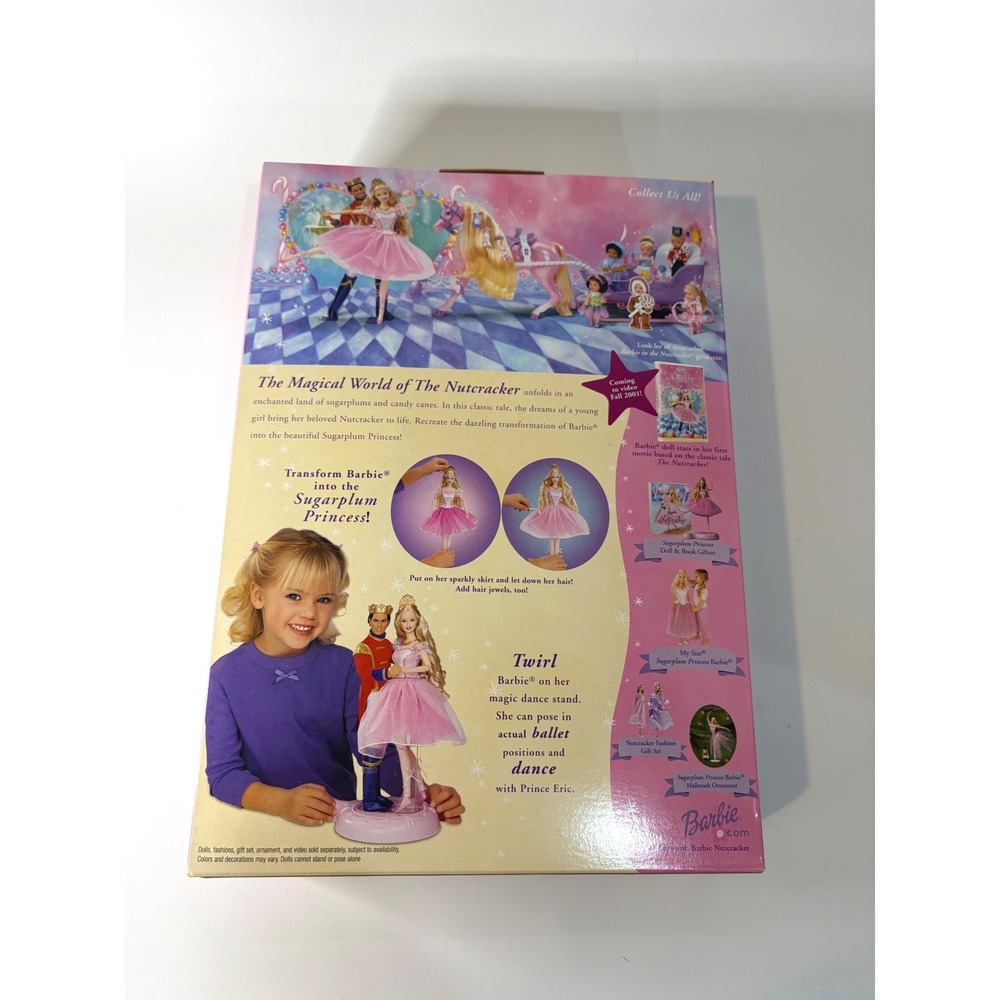 Barbie in the Nutcracker Sugarplum Princess Doll 2001 Mattel 50792 New in Box - Picture 6 of 8